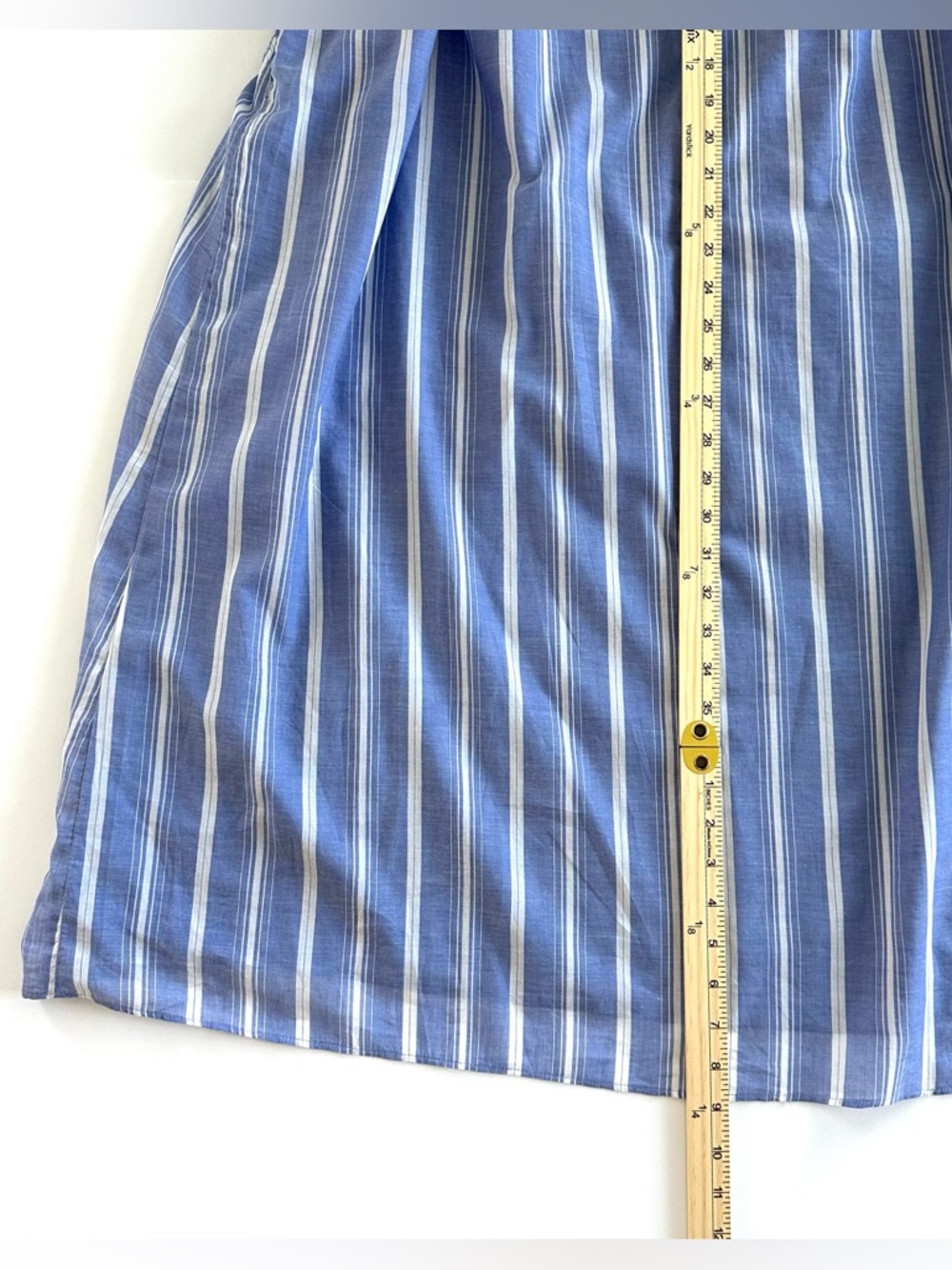 J.Crew Floaty Midi Dress in Striped Cotton Voile in Calm Sea Stripes | XL | NWT - Picture 7 of 16